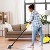 Steam Cleaner 1500W Multifunctional Steam Cleaner features an adjustable button,heating up in 6 mins for continuous steam about 30 mins