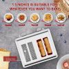 Toaster 4 Slice,Stainless Steel Extra-Wide Slot Toaster + Dual Control Panels