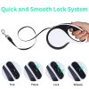 Retractable Dog Leash with LED Light for Small Medium Dogs, 16FT/5M, 360Â° Tangle-Free Reflective Heavy Duty Nylon Tape Up to 66 lbs Dogs
