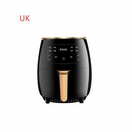 220V Smart Air Fryer without Oil Home Cooking 4.5L Large Capacity Multifunction Electric Professional-Design (Electrical outlet: US, Color: Red)