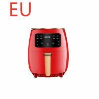220V Smart Air Fryer without Oil Home Cooking 4.5L Large Capacity Multifunction Electric Professional-Design (Electrical outlet: AU, Color: Red)