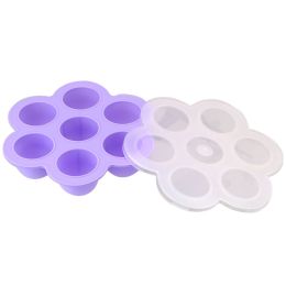 Baby Food Crisper, Air Fryer Pressure Cooker Steamed Egg Mould (Color: Pink, Style: S)