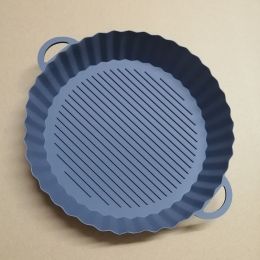 Air Fryer Tray Silicone Kitchen Supplies AirFryer Silicone Pot Grill Pan Accessories Disposable Paper Liner (Quantity: 1PC, Color: Yellow)