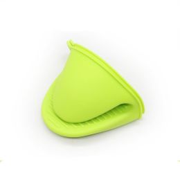 Oven Air Fryer Kitchen Anti-hot Silicone Hand Clamp (Color: Dark red)