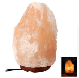Crystal salt lamp socket lamp creative decoration gift rose salt lamp night light bedside lamp (Specification: AU)