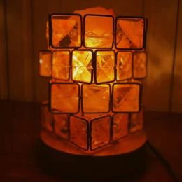 Himalayan crystal salt lamp (Style: EU)