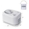 1.1 QT Ice Cream Maker Automatic Frozen Dessert Machine with Spoon