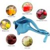RAINBEAN Manual Citrus Juicer, Hand Press Lemon Squeezer, Heavy Duty Juice Metal Aluminum Alloy Squeezer for Lime Orange Apple Fruit (Black)