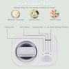 1.1 QT Ice Cream Maker Automatic Frozen Dessert Machine with Spoon