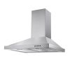30 inch Wall Mounted Kitchen Range Hood Stainless Steel 450 CFM Vent LED Lamp 3-Speed New